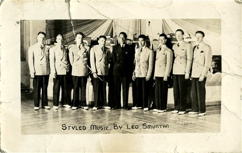 Styled Music By Leo Suntan, Real Photo Postcard