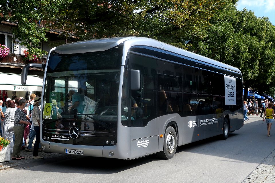 Autobus Oberbayern, München (BY) - 108723 - MA-MB 125 - Mercedes-Benz O 530 eCitaro (2018) - Passionsspiele 2022 - Oberammergau, 26.08.2022