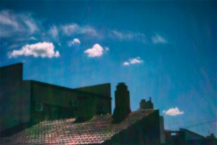 Beer can DIY pinhole cap on DSLR