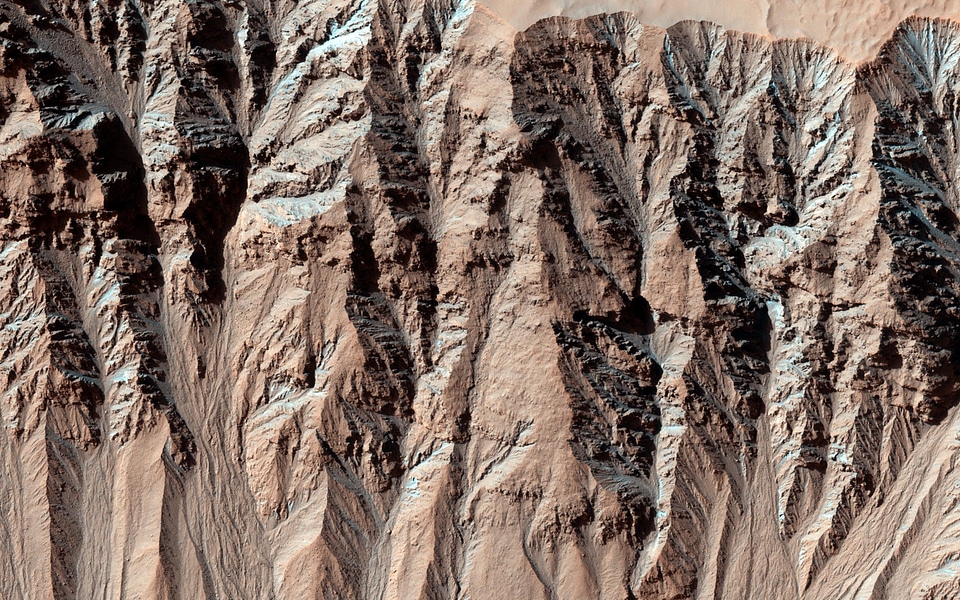 The surface of Mars