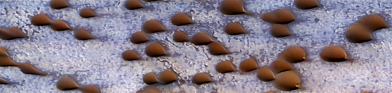 Mars - Raindrops of Sand in Copernicus Crater