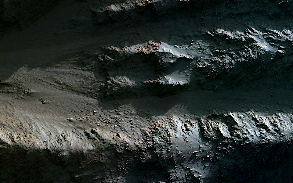 Mars - Ganges Cavus Wall