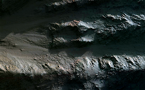 Mars - Ganges Cavus Wall photo