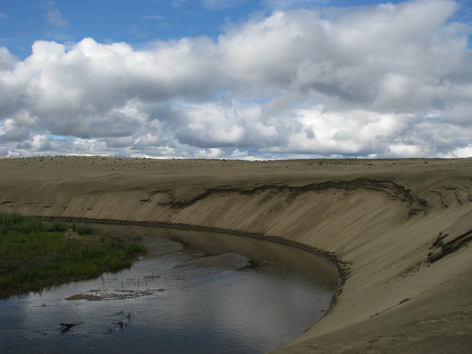 wind-blown dunes in Kobuk Valley National Park