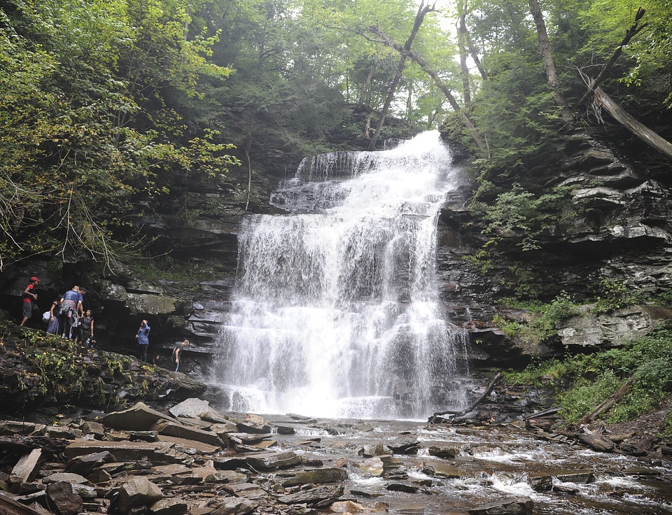Waterfalls in Ricketts Glen State Park