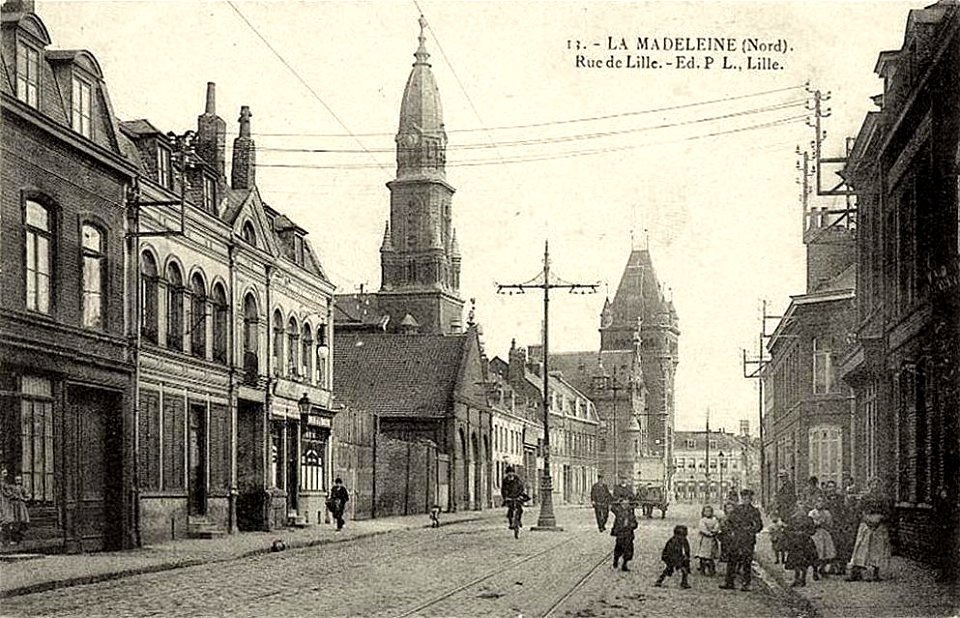 La Madeleine.Rue de Lille