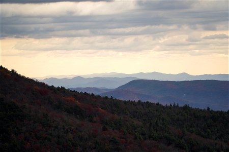 Distant mountains as seen from Wiseman's View