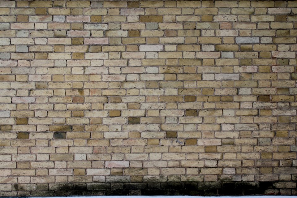 Yellow brick wall