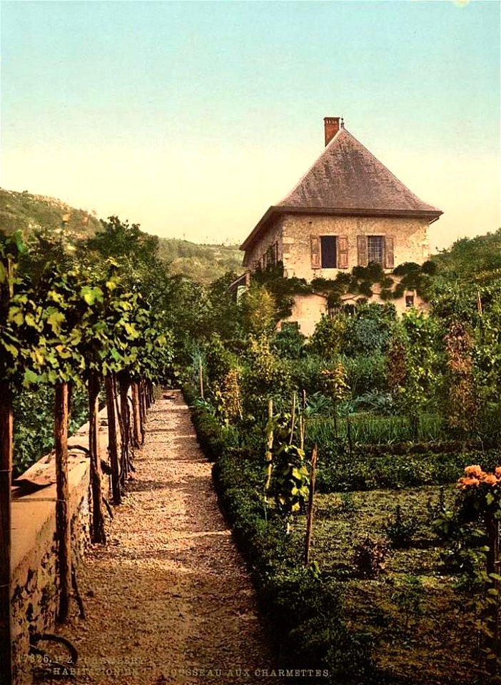Chambéry.Maison de Rousseau aux Charmettes