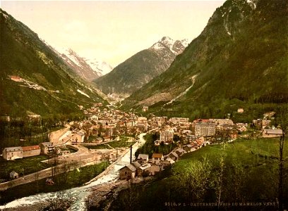 Cauterets.Panorama du Mamelon-Vert, vers 1890