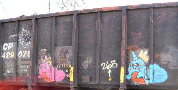 Rail Art In Calgary Canada