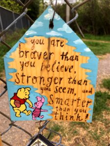 You are braver than you believe, stronger than you seem and smarter than you think