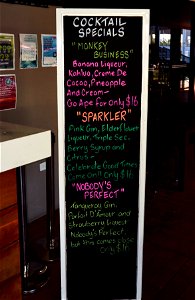 Cocktail Special Board
