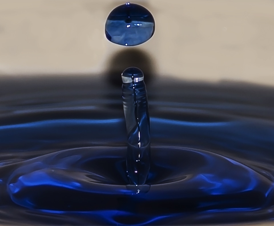 Close up wave waves circles