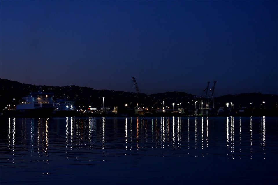 Wellington at night photo