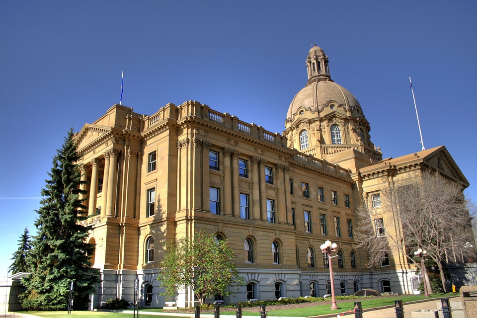 The Alberta Provincial Legislature Building