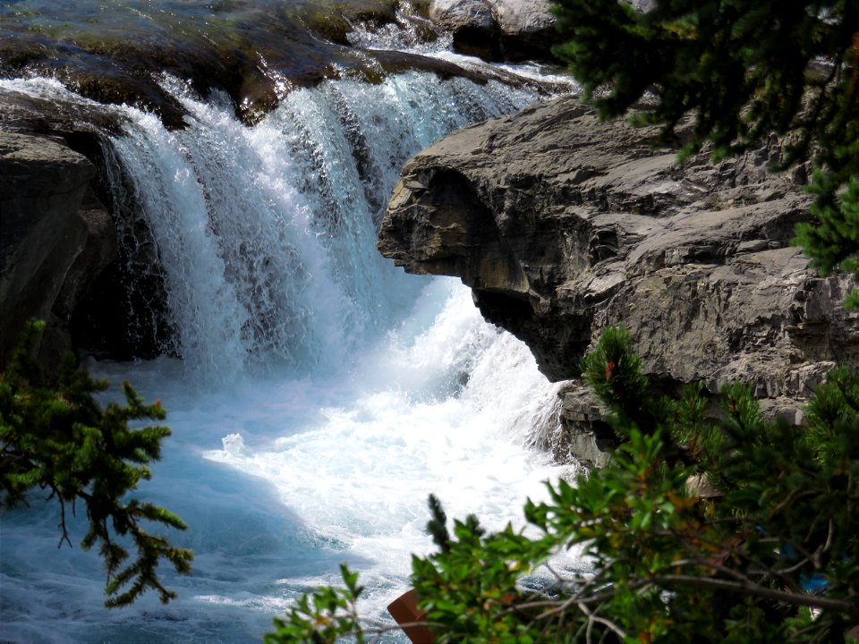 Elbow Falls on today's bike ride