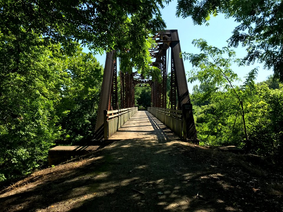 Through Truss Bridge over the Lamine River