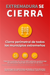 Extremadura se cierra