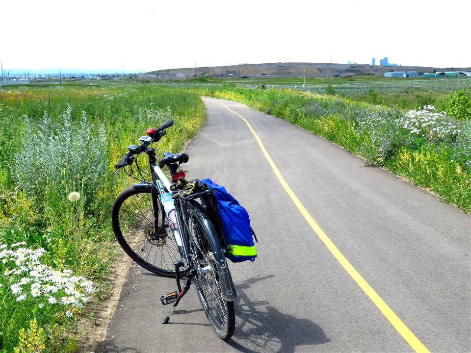 Found a new bike path in east Calgary