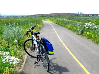 Found a new bike path in east Calgary photo