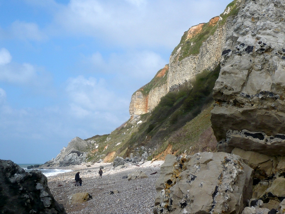 The famous cliffs of Etretat in Normandy france
