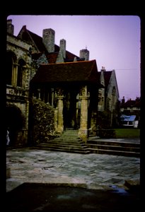 Norman steps, King's School,,Canterbury photo