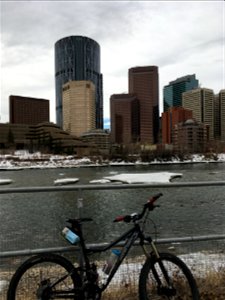 March ride along the river