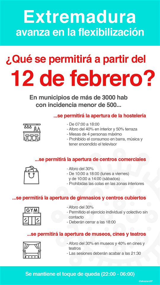 Extremadura flexibiliza