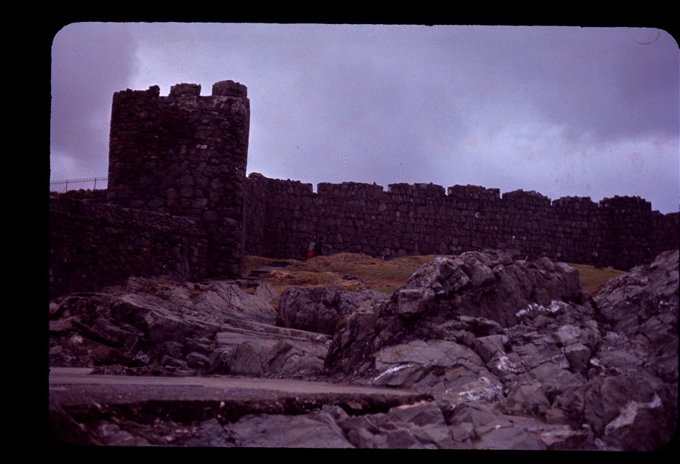 Peel castle, Isle of Man (find us)
