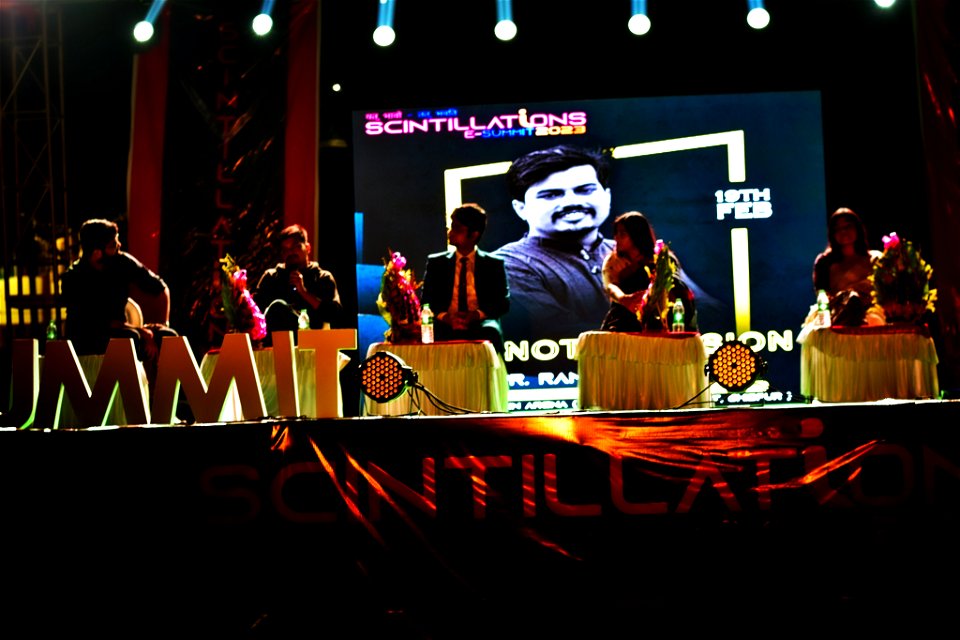 Ranjan Mistry, Indian Social Entrepreneur at Scintillations - E-Summit of IIEST Shibpur formerly  formerly Bengal Engineering and Science University