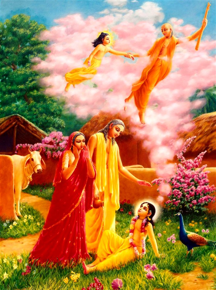 Shri Chaitanya's Dream about Vishvarupa : Сон Шри Чайтаньи о Вишварупе