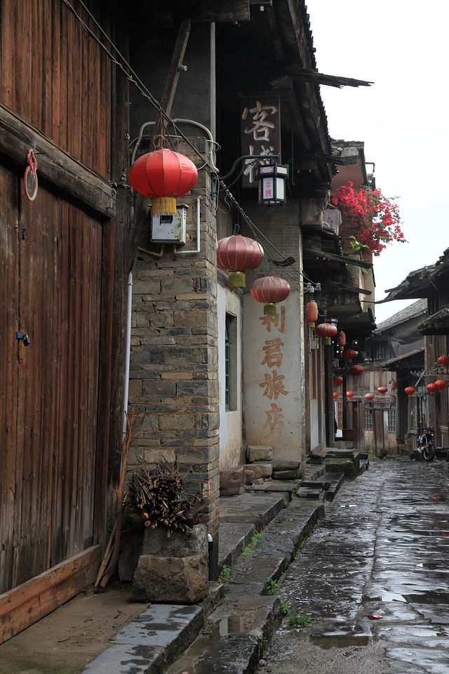 The ancient town of Daxuzhen, Guilin, Guangxi