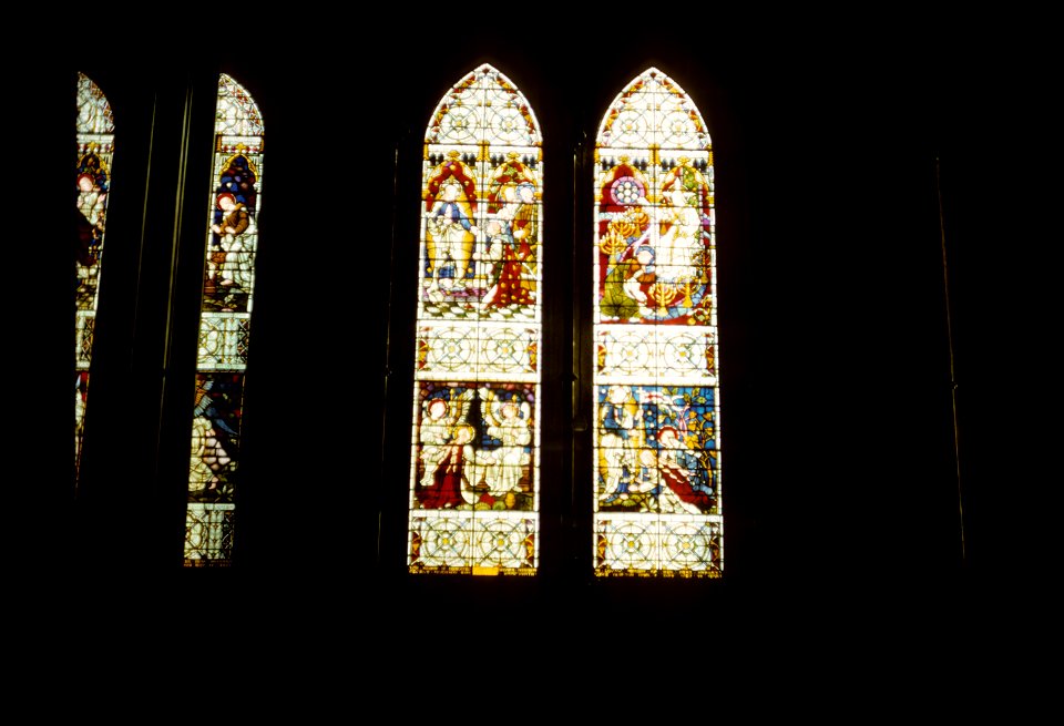 Salisbury Cathedral, stained glass windows