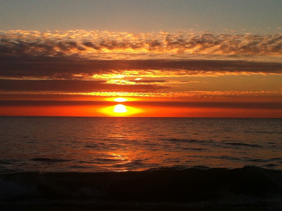 Sunset Ocean City Beach