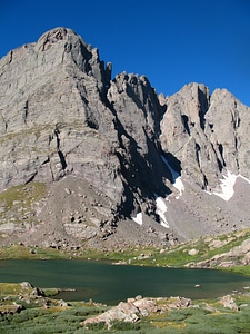 Crestone Needle with the Lower South Colony Lake photo