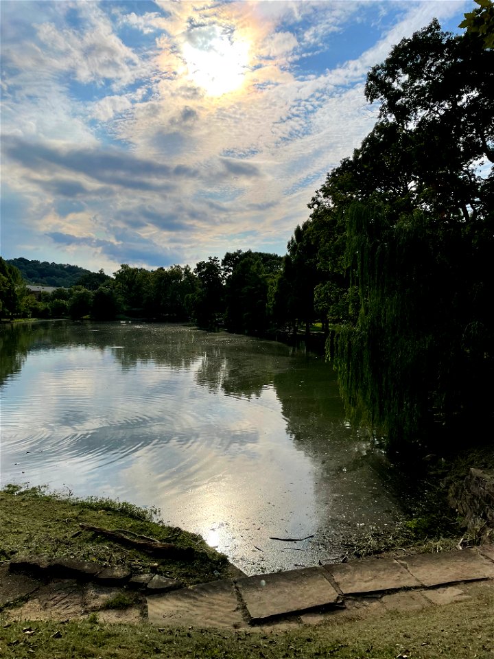 Lake in Yoctangee Park Chillicothe OH 2022