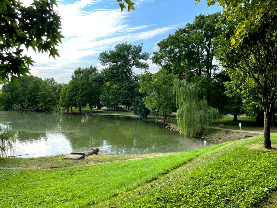Lake in Yoctangee Park Chillicothe OH 2022
