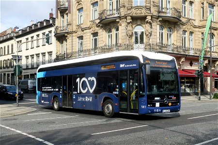 ESWE, Wiesbaden - Wagen 141 - WI-VG 1141 - Mercedes-Benz O 530 eCitaro (2020) - R+V - Wiesbaden, 15.09.2022
