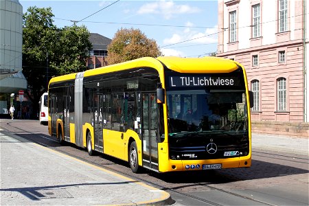 HEAG mobilo, Darmstadt (HE) - Wagen 423 - DA-BH 423E - Mercedes-Benz O 530 eCitaro G (2021) - Darmstadt, 02.09.2022