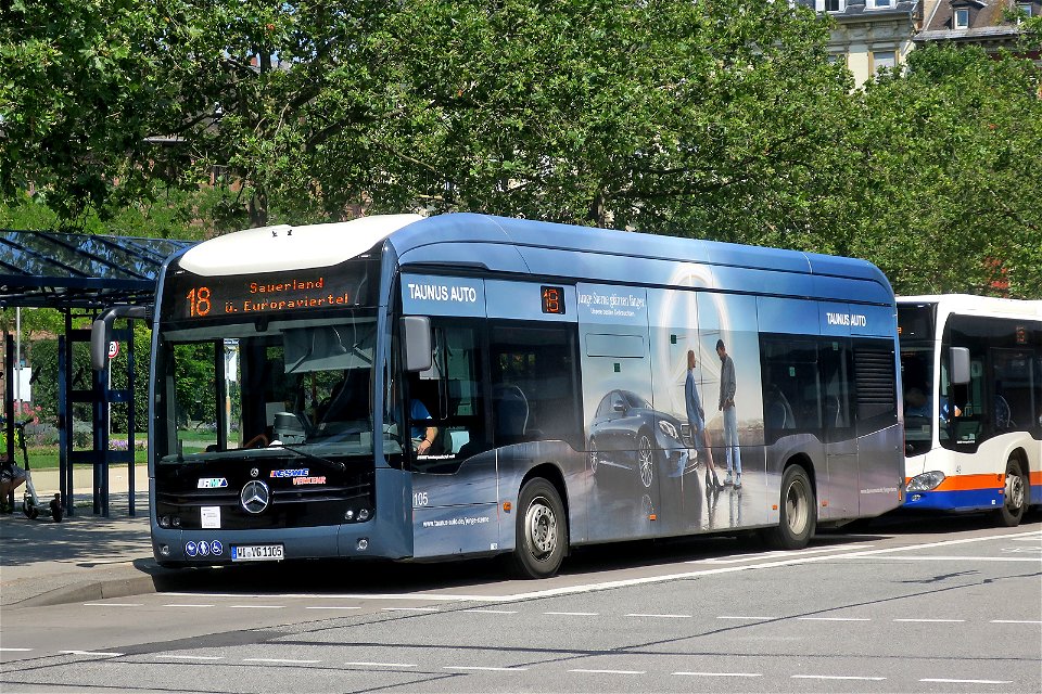 ESWE, Wiesbaden - Wagen 105 - WI-VG 1105 - Mercedes-Benz O 530 eCitaro (VIN WEB62863013138478/2019) - Taunus Auto - Wiesbaden, 20.07.2021