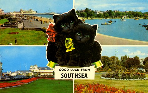 Southea old postcard 1970's