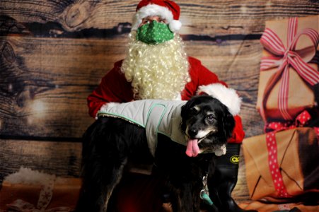 City of Elderly Love Claus for Paws Fundraiser