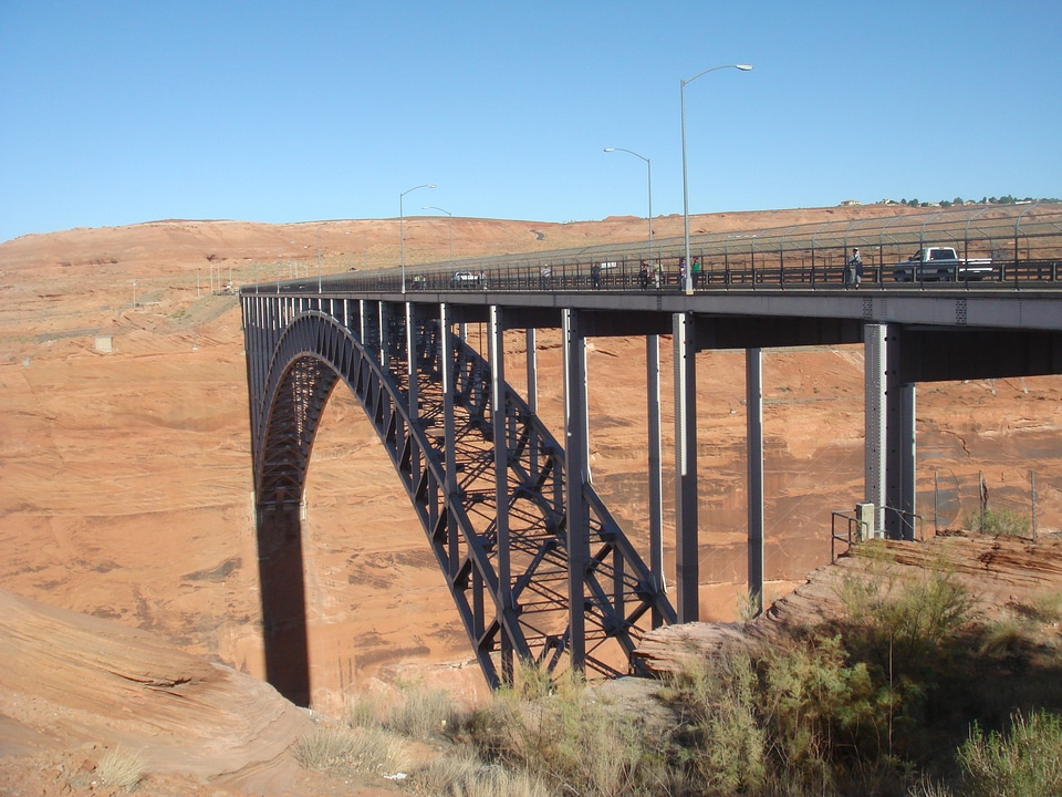 the Colorado River Bridge