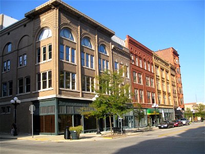 Bloomington - Illinois - Historic Block in Downtown - photo