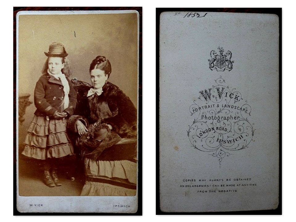 EJ_X05 Harriet Jessup and unidentified girl by William Vick