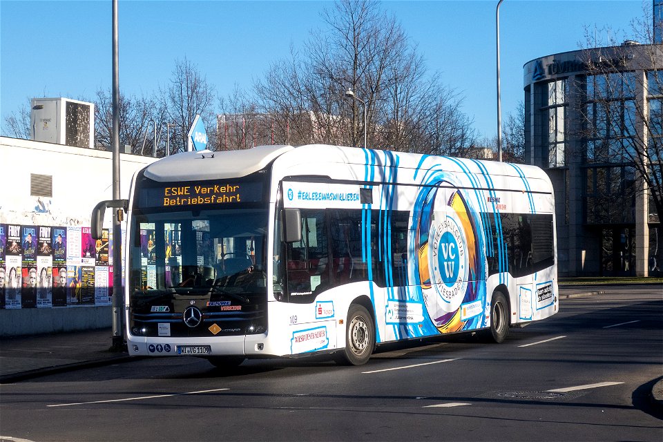 ESWE, Wiesbaden - Wagen 109 - WI-VG 1109 - Mercedes-Benz O 530 eCitaro (2019) - VCW - Wiesbaden, 21.12.2021