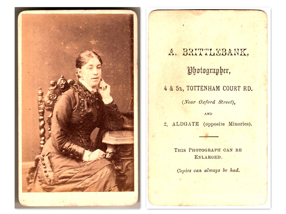 CooDyk_A27 Unidentifed woman by A Brittlebank