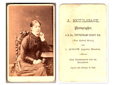 CooDyk_A27 Unidentifed woman by A Brittlebank
