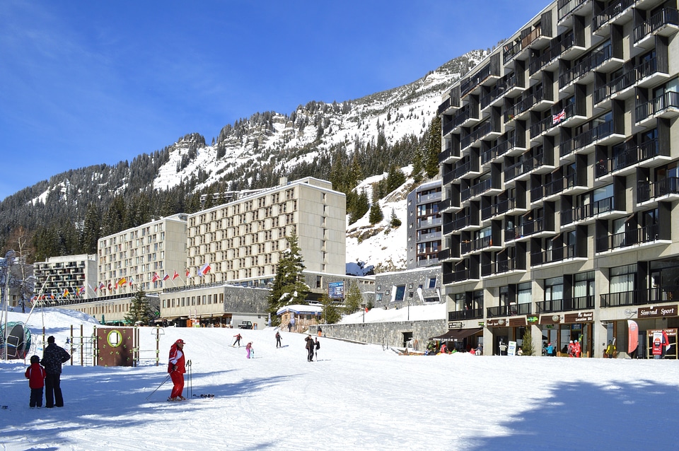 Flaine Ski Resort of the French Alps
